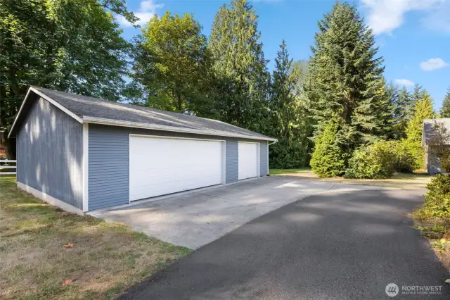 Deep 3 Bay Garage, 1080 sqft with power.