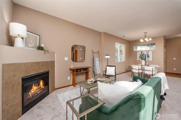 Fresh carpet and welcoming great room