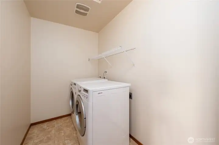 Dedicated laundry room