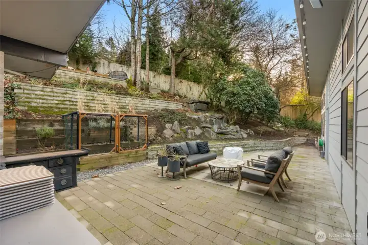 Patio for entertaining