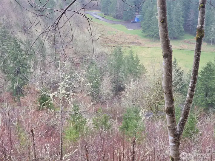 Valley views from neighboring property