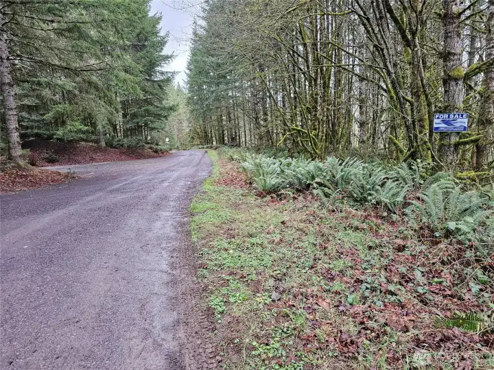 Good solid all weather road easement