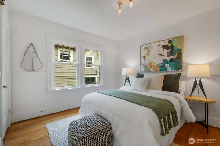 First of 2 BRs on the main floor