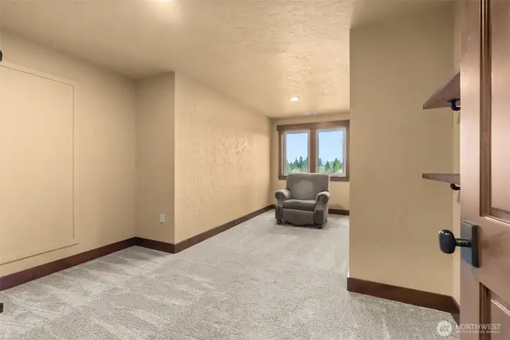 Extra finished room for studio, second office, or creative space.