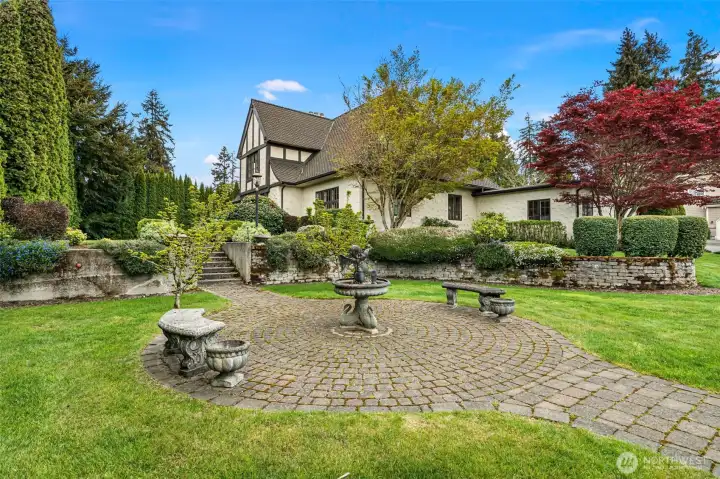 On almost 1/2 acre there are plenty of outdoor spaces to be enjoyed.