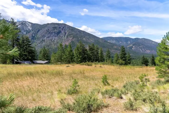 Unobstructed views of rugged Lucky Jim Butte from your homesite.