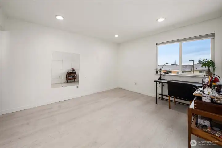 Main Bedroom w/ personal bathroom.