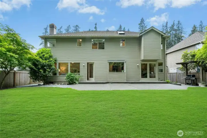 Private Backyard. Private Backyard.