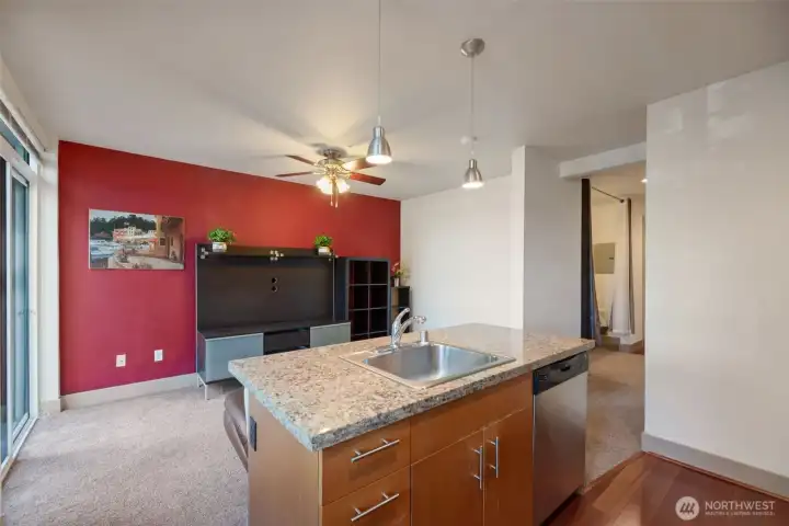 Bright and airy thoughtfully designed unit with great use of space