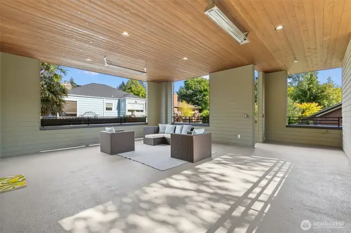 The covered outdoor decks are a combined 774 of extra square footage.