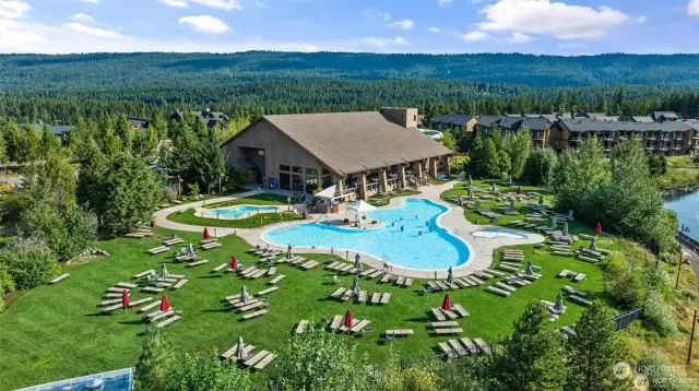 Spend summer at the pool in the mountains!