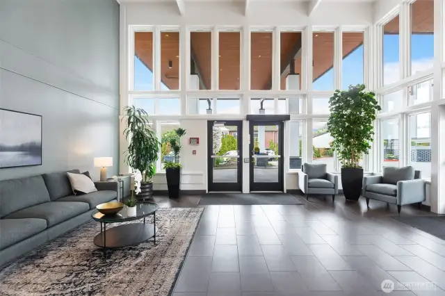Interior of the main lobby