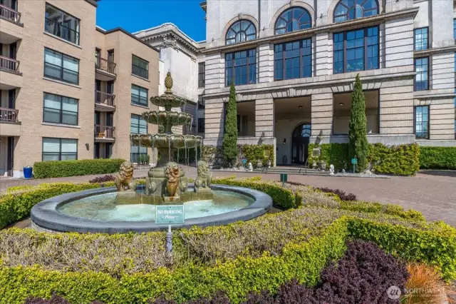 Fountain Courtyard Entryway