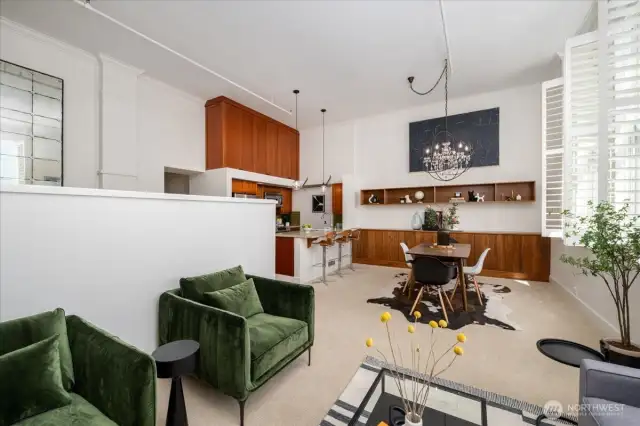 Open-Concept Living Designed for Effortless Entertaining, Featuring East-Facing Lake Views