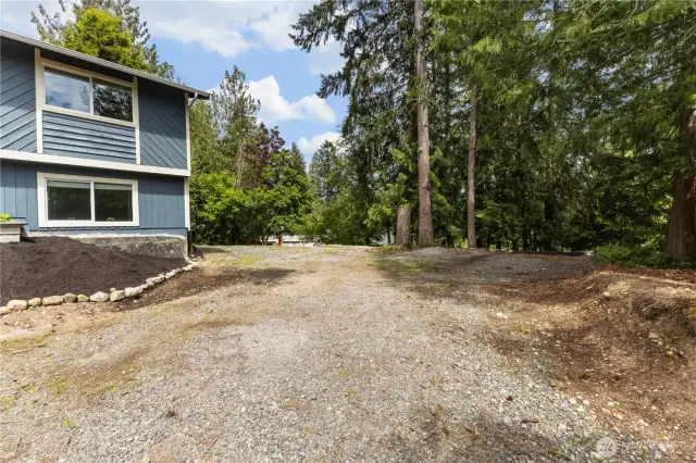 Potentially build a shop or another garage with an ADU
