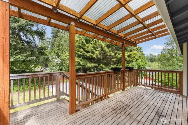 Covered deck