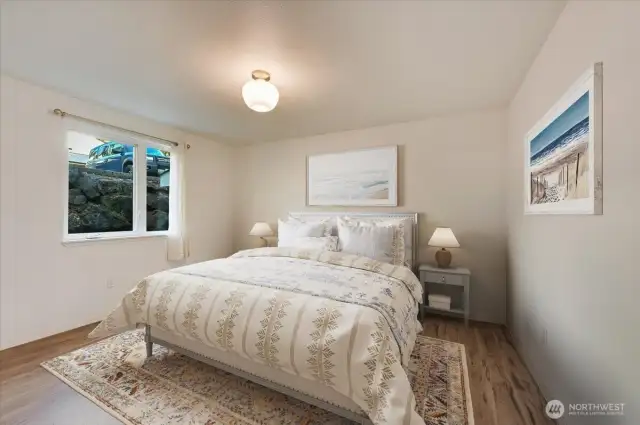 Virtually Staged Primary Suite
