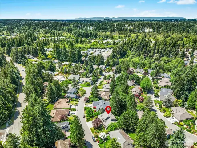 The scenic trail system runs thurout the city