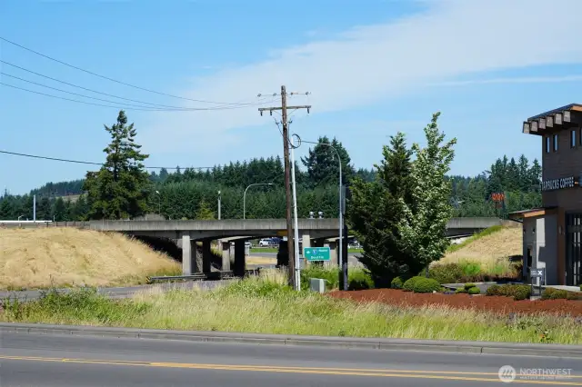 Property is .75 miles from I-5 Exit 72