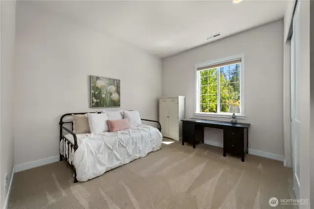 Guest bedroom with its' own private bath for your delighted guests!
