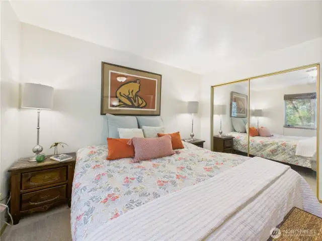 The second of the 4 bedrooms.