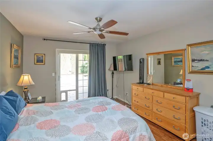 Peaceful and romantic primary suite.