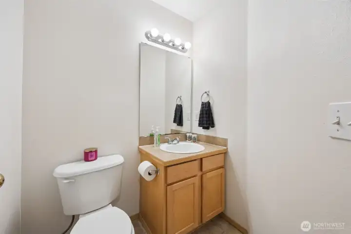 half bath downstairs