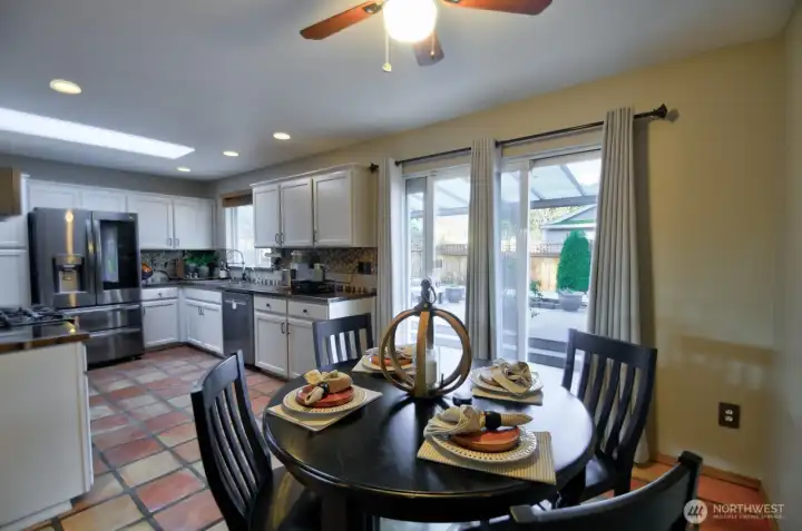 KITCHEN WITH FRENCH DOORS