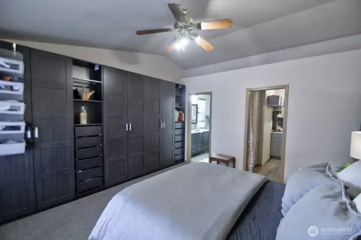 PRIMARY BEDROOM WITH 3/4 BATH