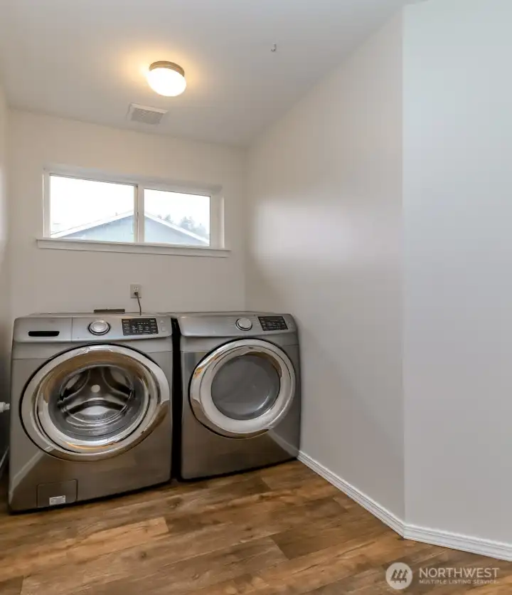 Upstairs laundry