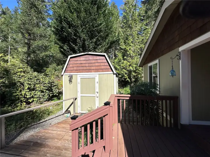 Large storage shed