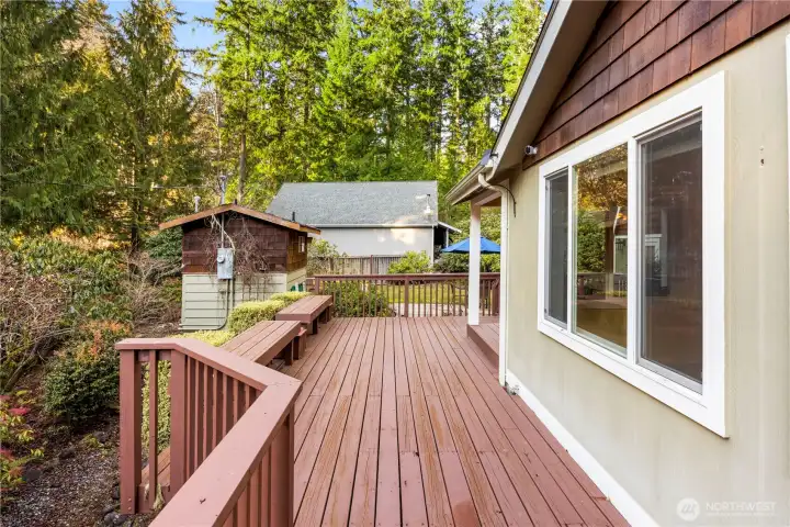 Deck above the stream