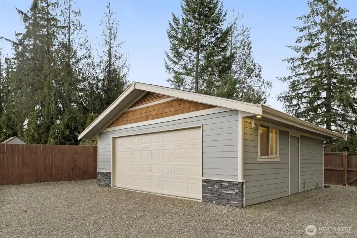 Additional 2-car detached garage/shop.