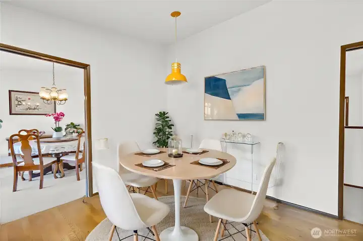 Partially virtual-staged