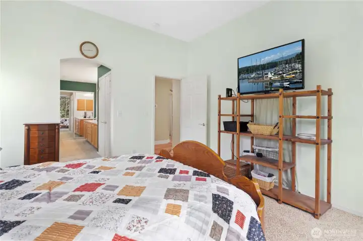 Primary bedroom on the main floor