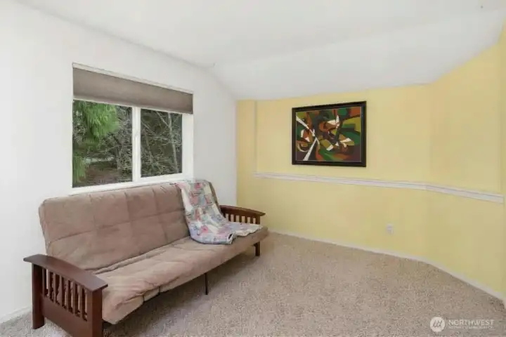 2nd' Bedroom has one of the owners favorite views virtually staged