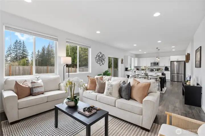 Main floor living space, perfect for gathering