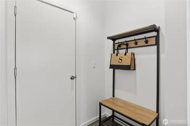 Convenient access to garage