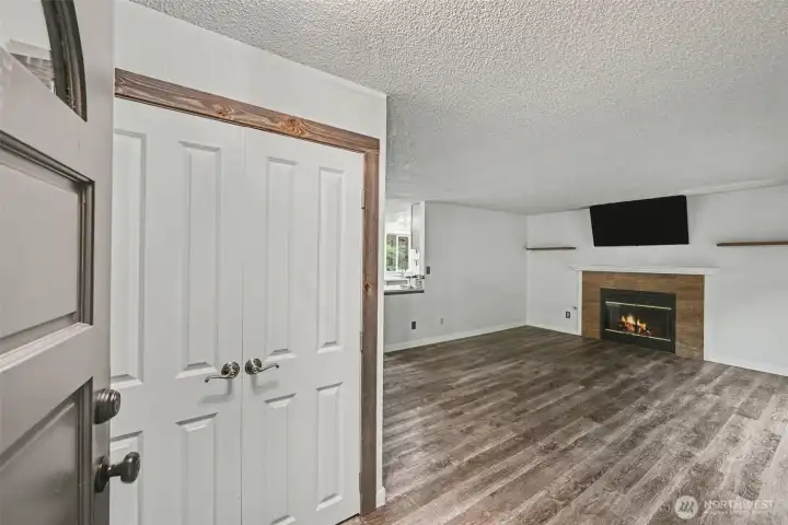 Ample living room