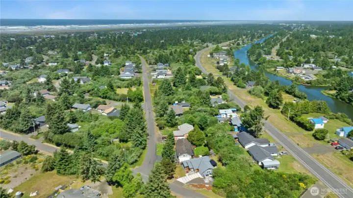 Lots of trees in this quiet neighborhood