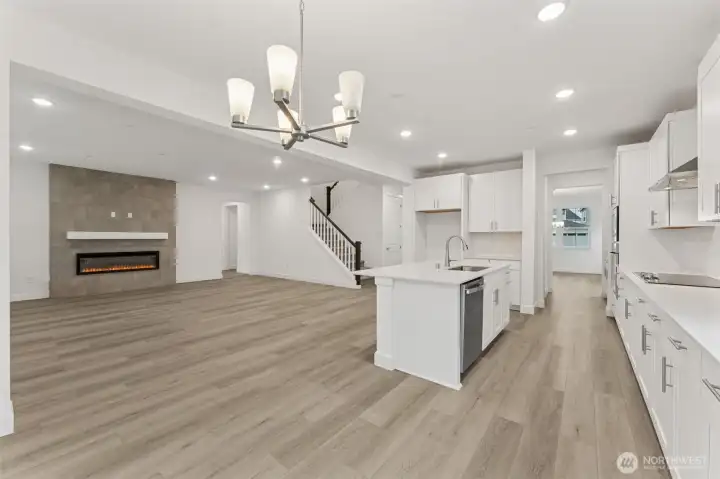 Photos are of another Donovan Plan. Colors and finishes may vary.