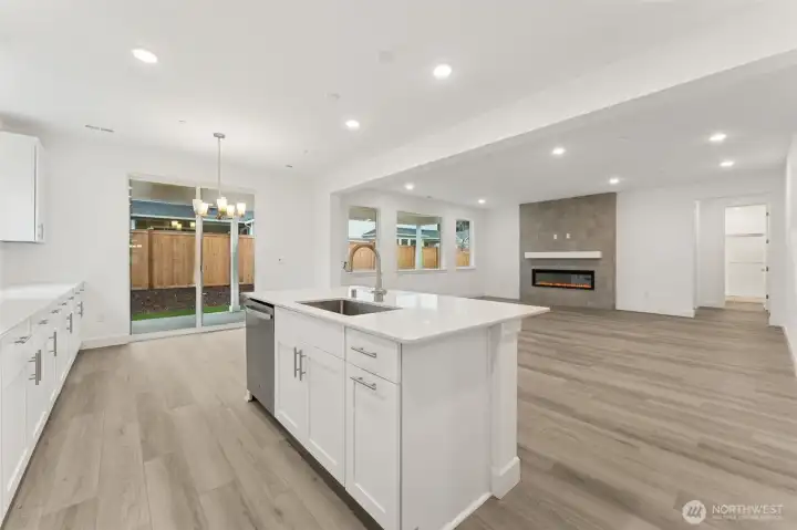 Photos are of another Donovan Plan. Colors and finishes may vary.