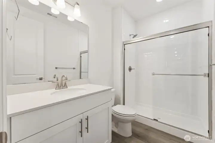 Photos are of another Donovan Plan. Colors and finishes may vary.