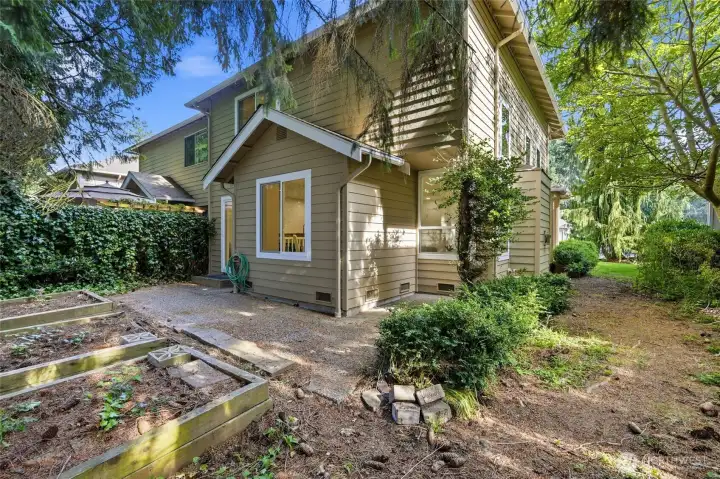Enjoy outdoor living in your own partially fenced backyard retreat.