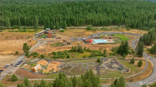 Aerial view of Nelson Farm