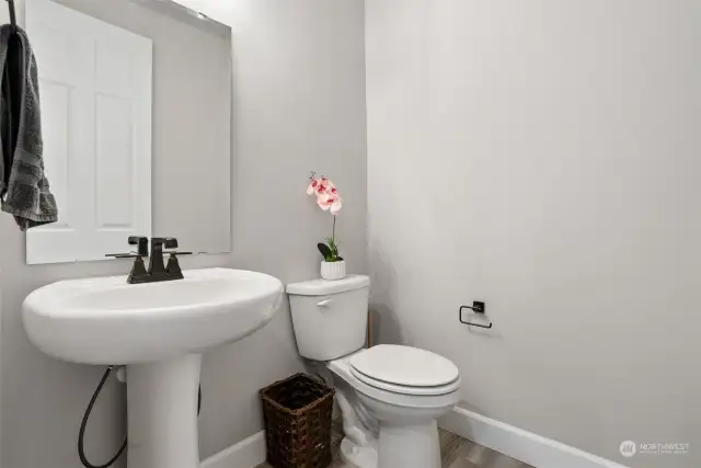 Main floor half bath