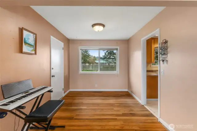 formal dining area