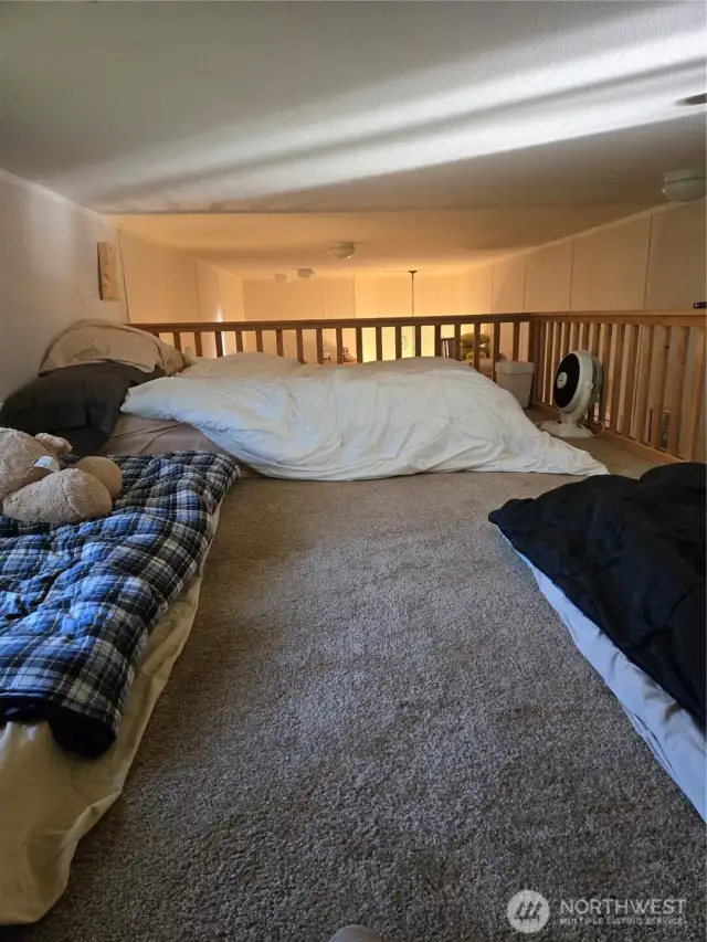loft sleeping area