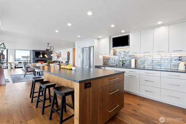 An abundance of storage in this thoughtful design.