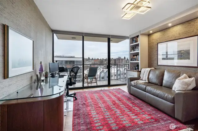 2nd bedroom has it's own south facing balcony.